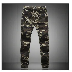 M-5X 2017 Mens Jogger Autumn Pencil Harem Pants Men Camouflage Military Pants Loose Comfortable Cargo Trousers Camo Joggers