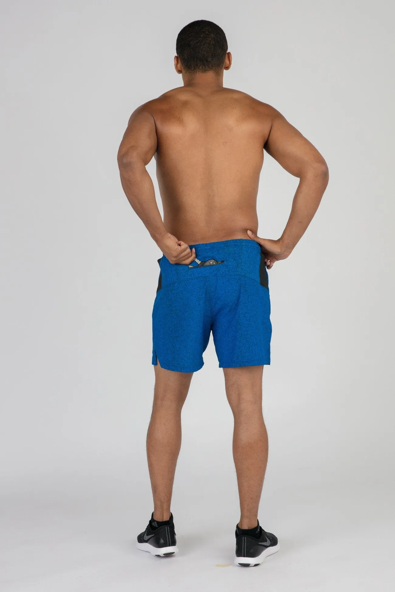 Men's 2-n-1 5" Ultra Running Shorts - Cypher Electric