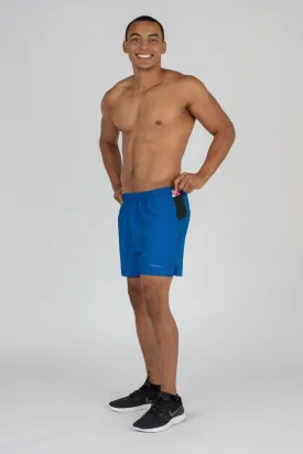 Men's 2-n-1 5" Ultra Running Shorts - Cypher Electric