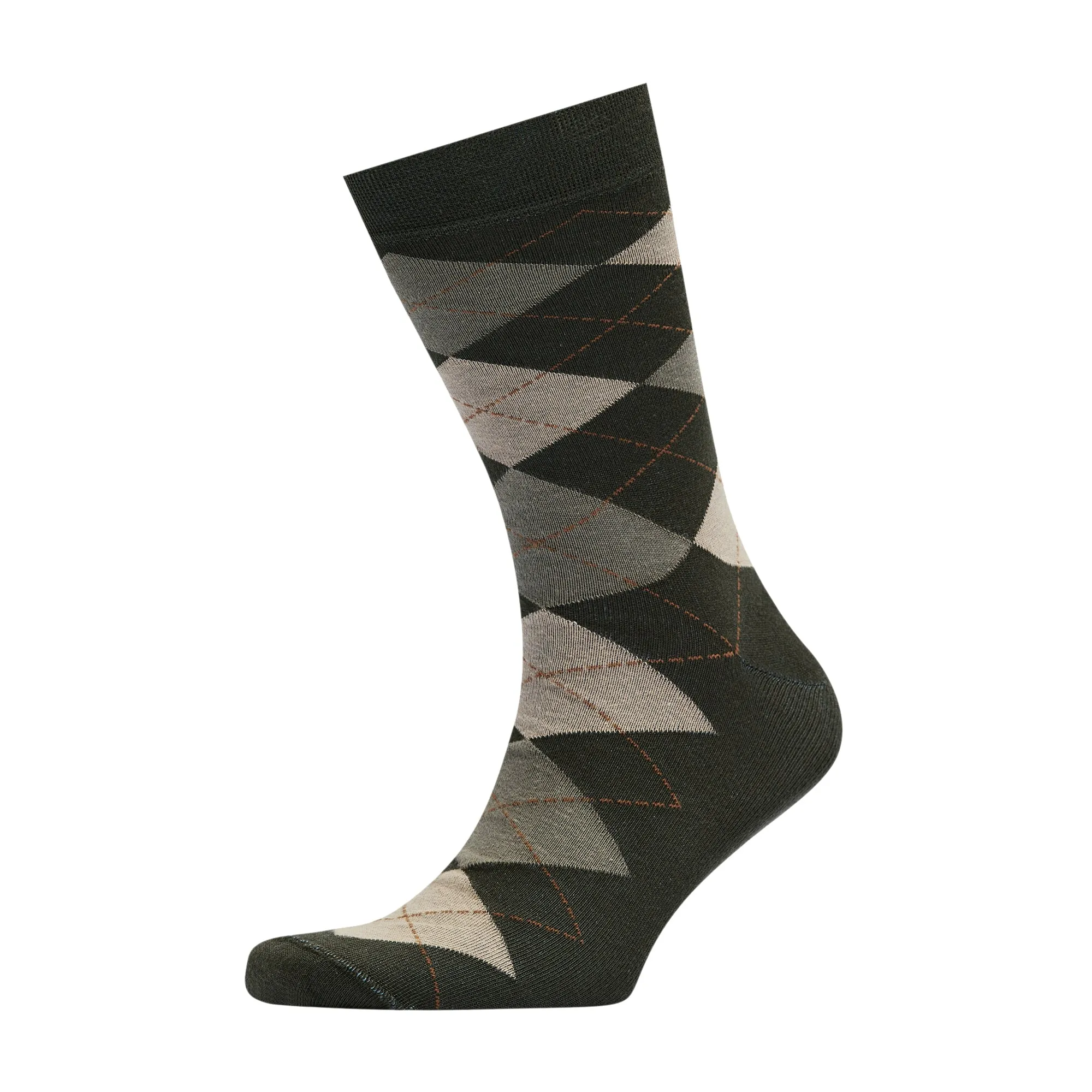 Men's Bamboo Dress Socks Argyle Pack of 1/3/5 Pairs • Green Khaki