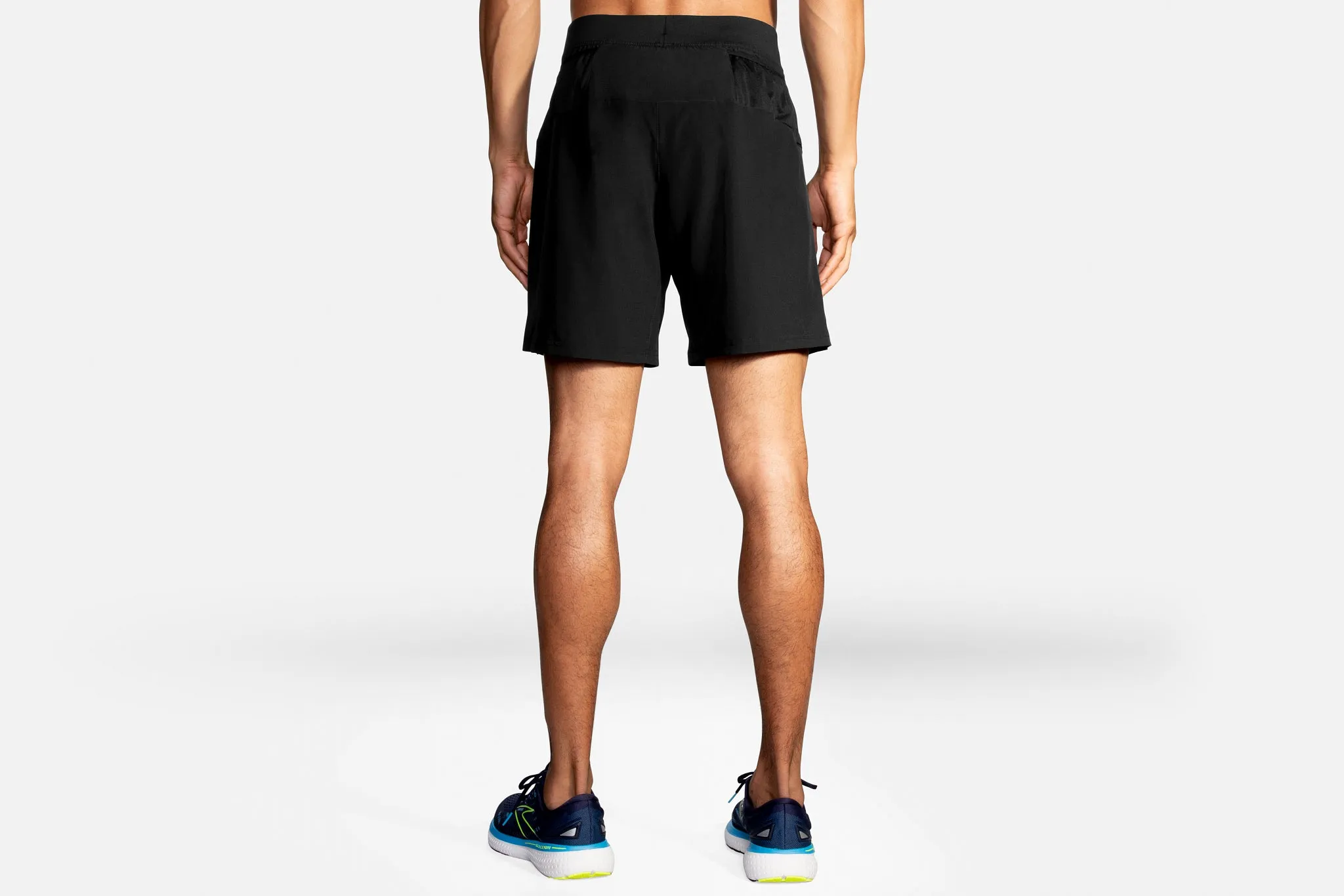 Men's Brooks Sherpa 7" 2-in-1 Short in Black