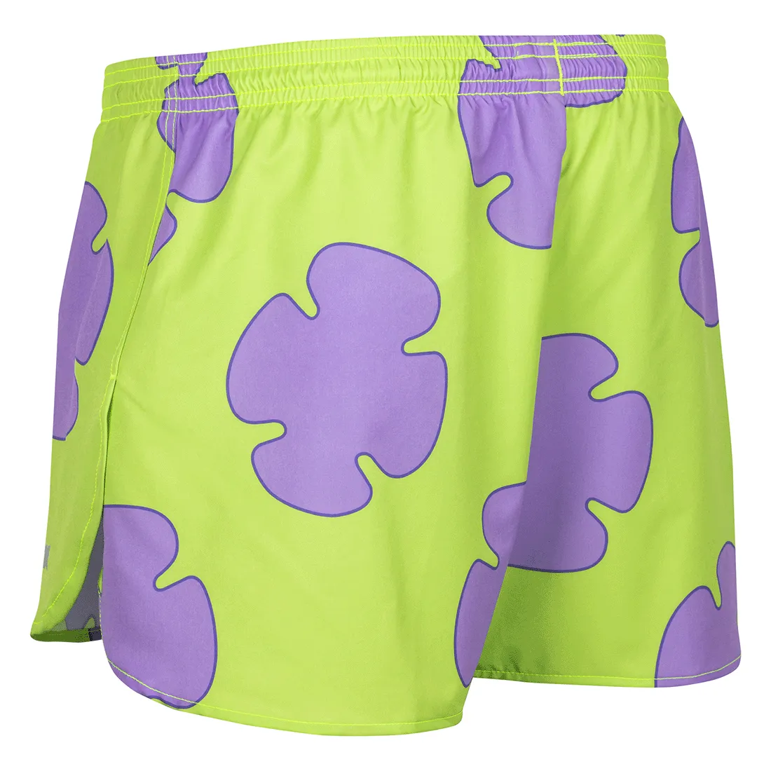 Men's Printed 3" Half Split Shorts - Flower Power