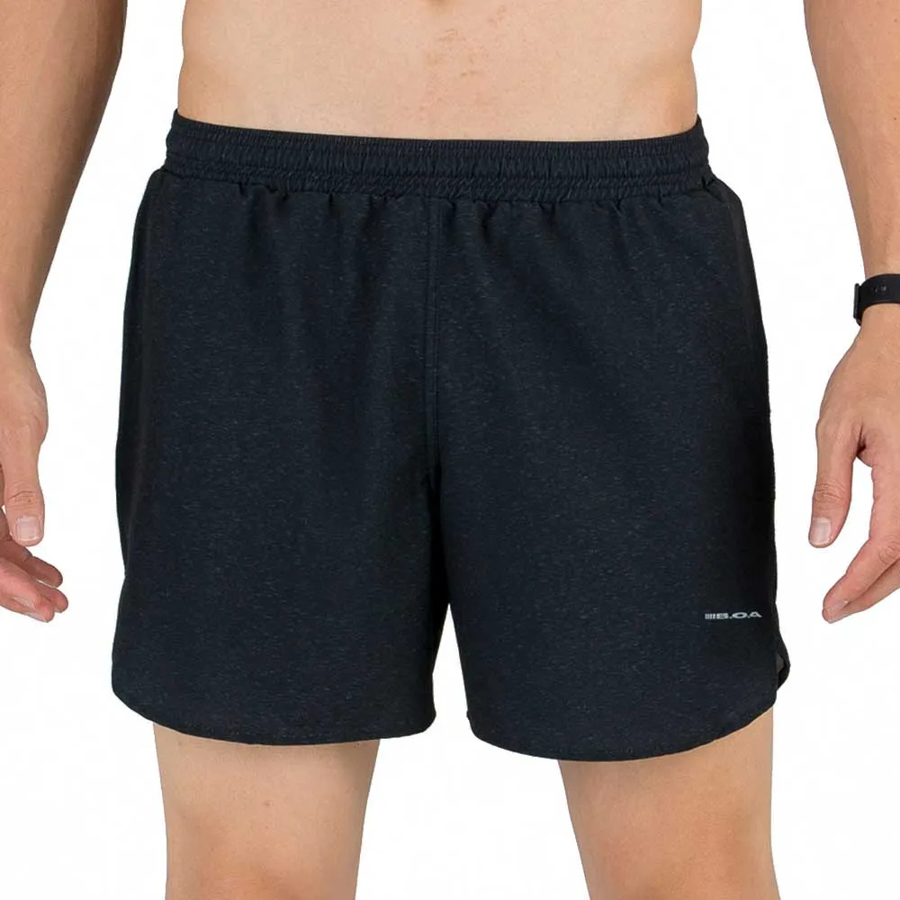 Men's Printed 5" Striker Split Running Short - Cypher Blk/Titanium