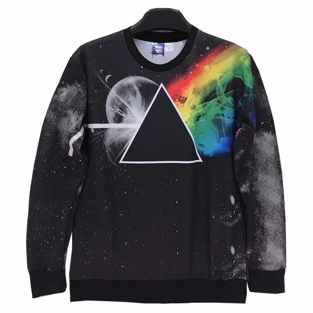 Mr.1991INC Men/Women Hoodies Loose Style Print Animals Cat Panda Rainbow Triangle Cartoon 3d Sweatshirts Plus Size 4XL 5XL