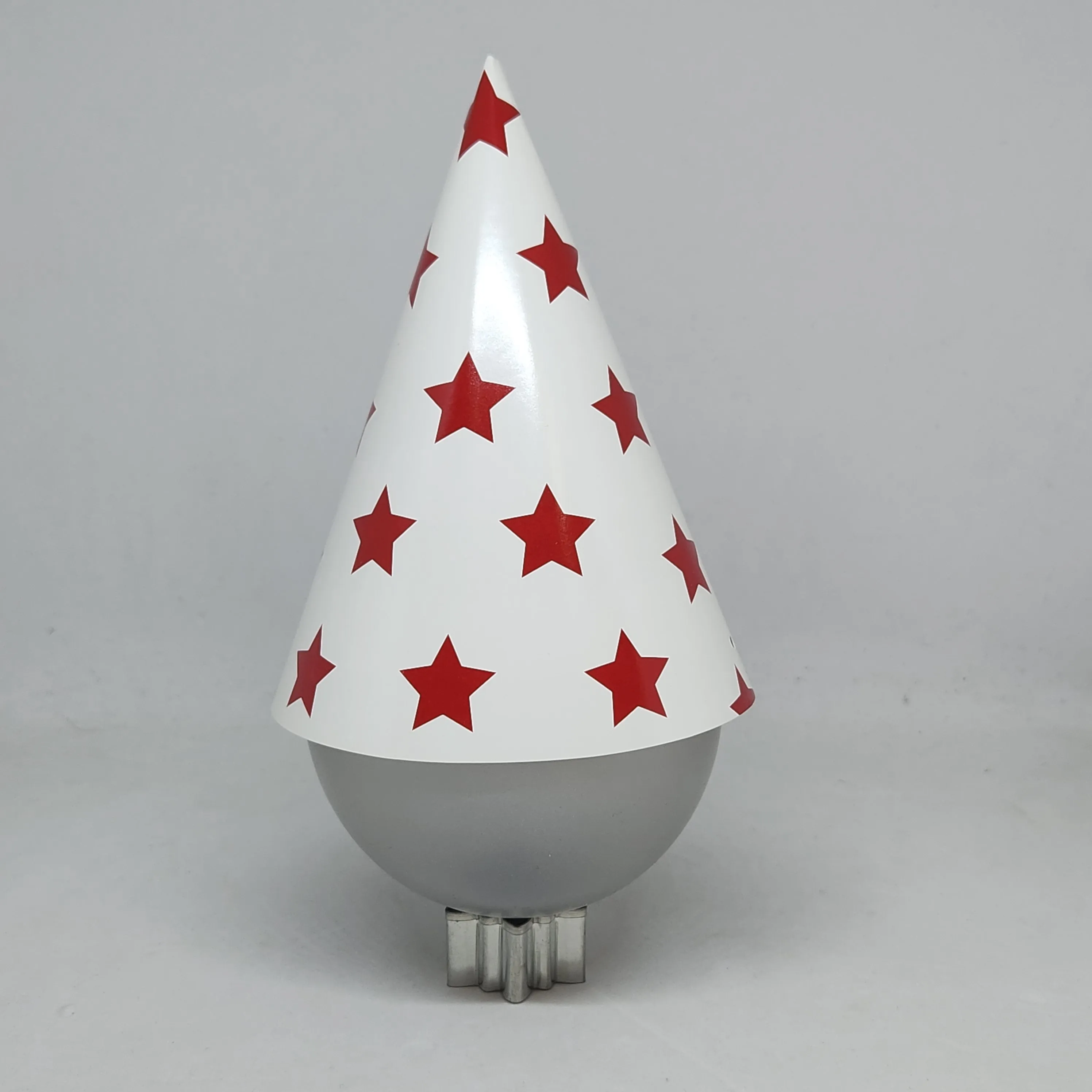 Paper Eskimo Red & White Star Party Hat - 8 Pkt