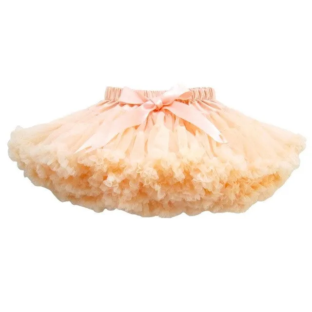 Pettiskirt with Ruffle baby Tutu skirt one piece retail girl skirt Baby Girl ball gown girls tutu ballet skirt