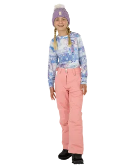 Rojo BF4EVA Girl's Snow Pant - Pink Icing - 2023