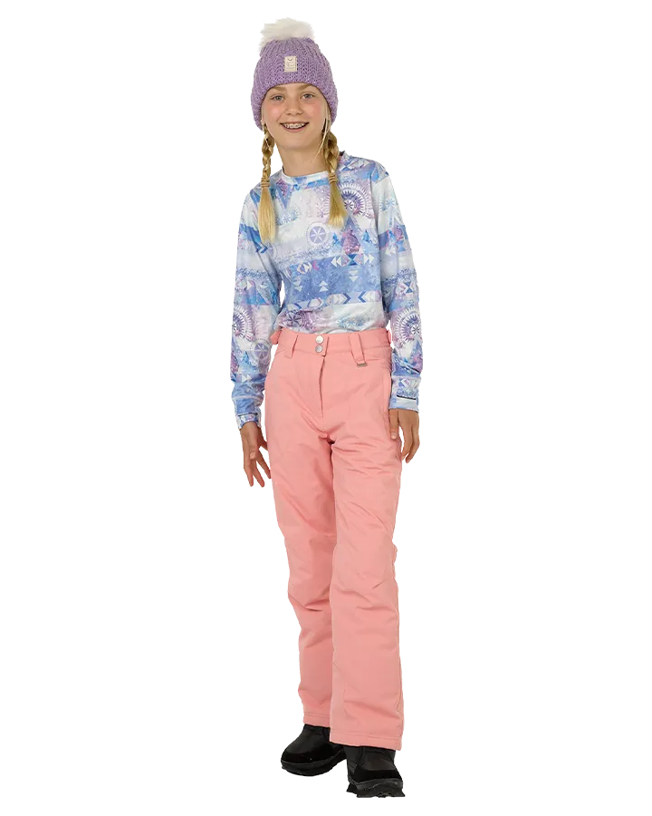 Rojo BF4EVA Girl's Snow Pant - Pink Icing - 2023