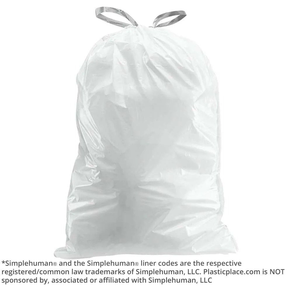 Sample of - 10 Gallon Simplehuman®* Compatible Trash Bags Code K