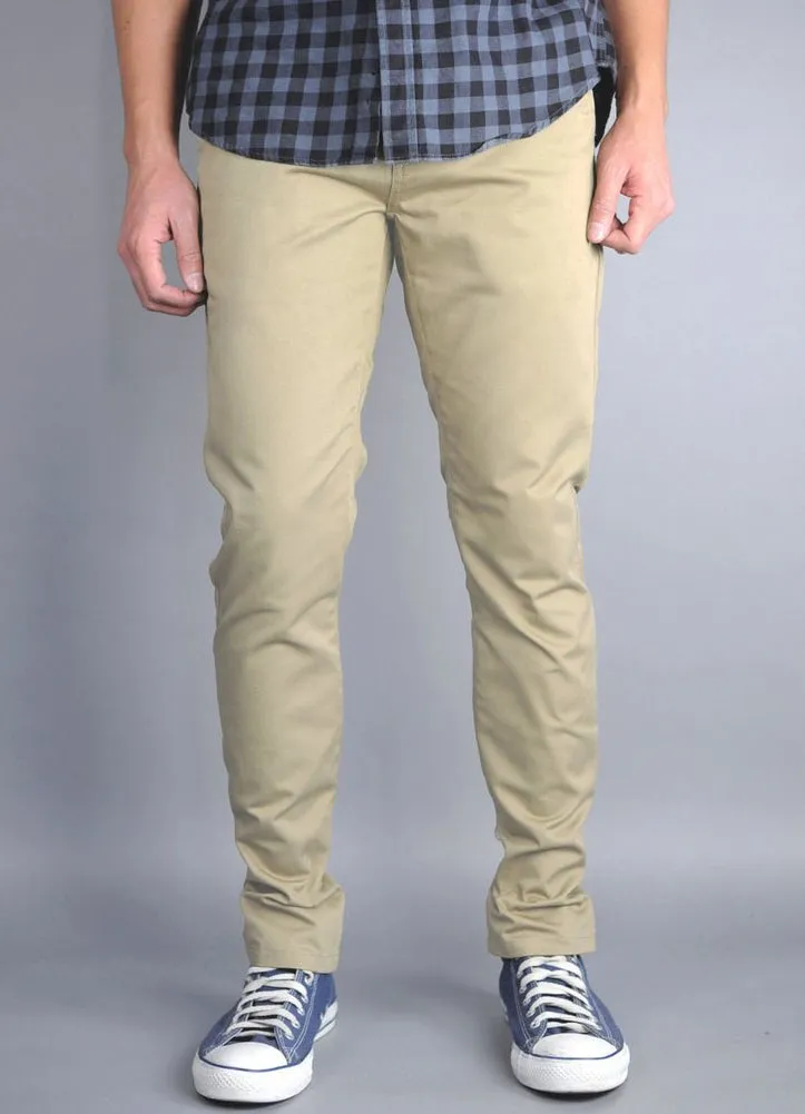 Skinny Pant in Khaki by Neo Blue