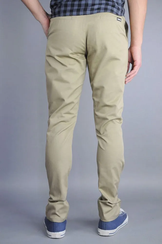 Skinny Pant in Khaki by Neo Blue