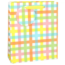 Spring Check Large Gift Bag