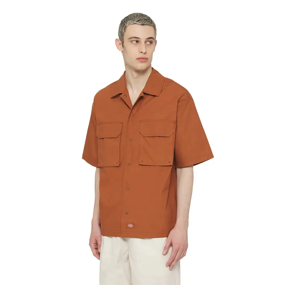 Ss24Dickies Fishersville Shirt Mocha Bisque