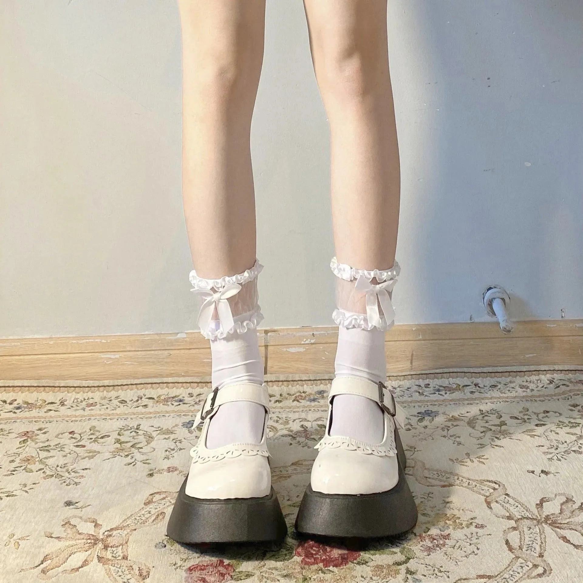 Sweet Lolita Ruffle Lace Cute Socks