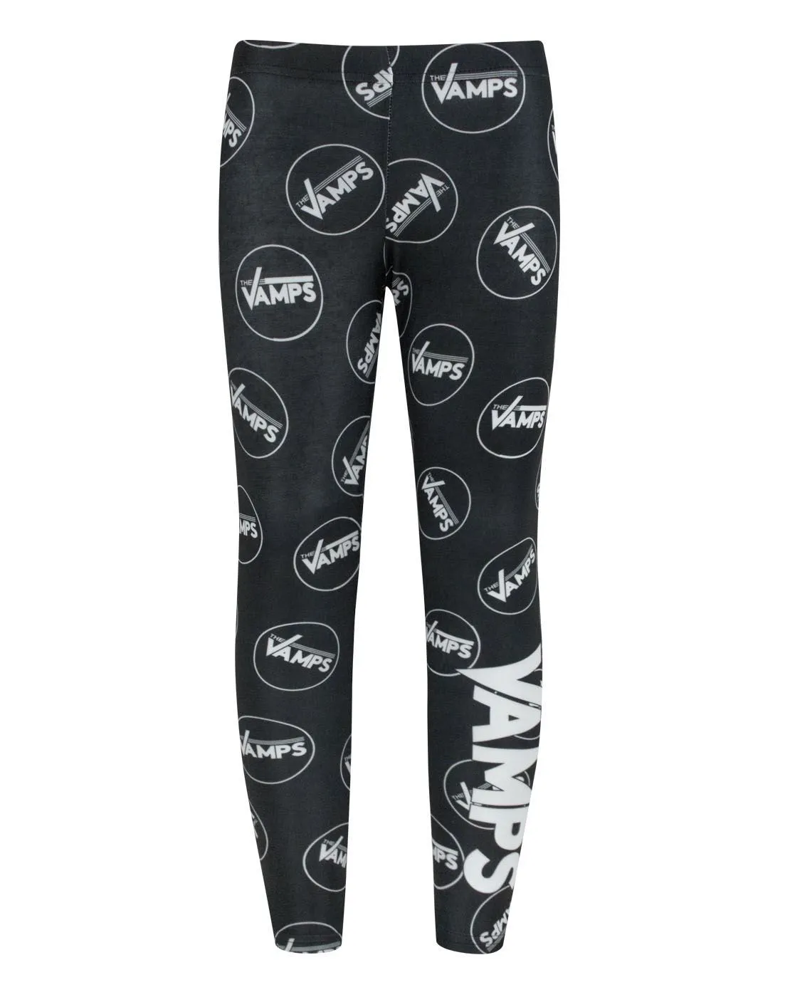 The Vamps Band Logo Black Girl's Leggings