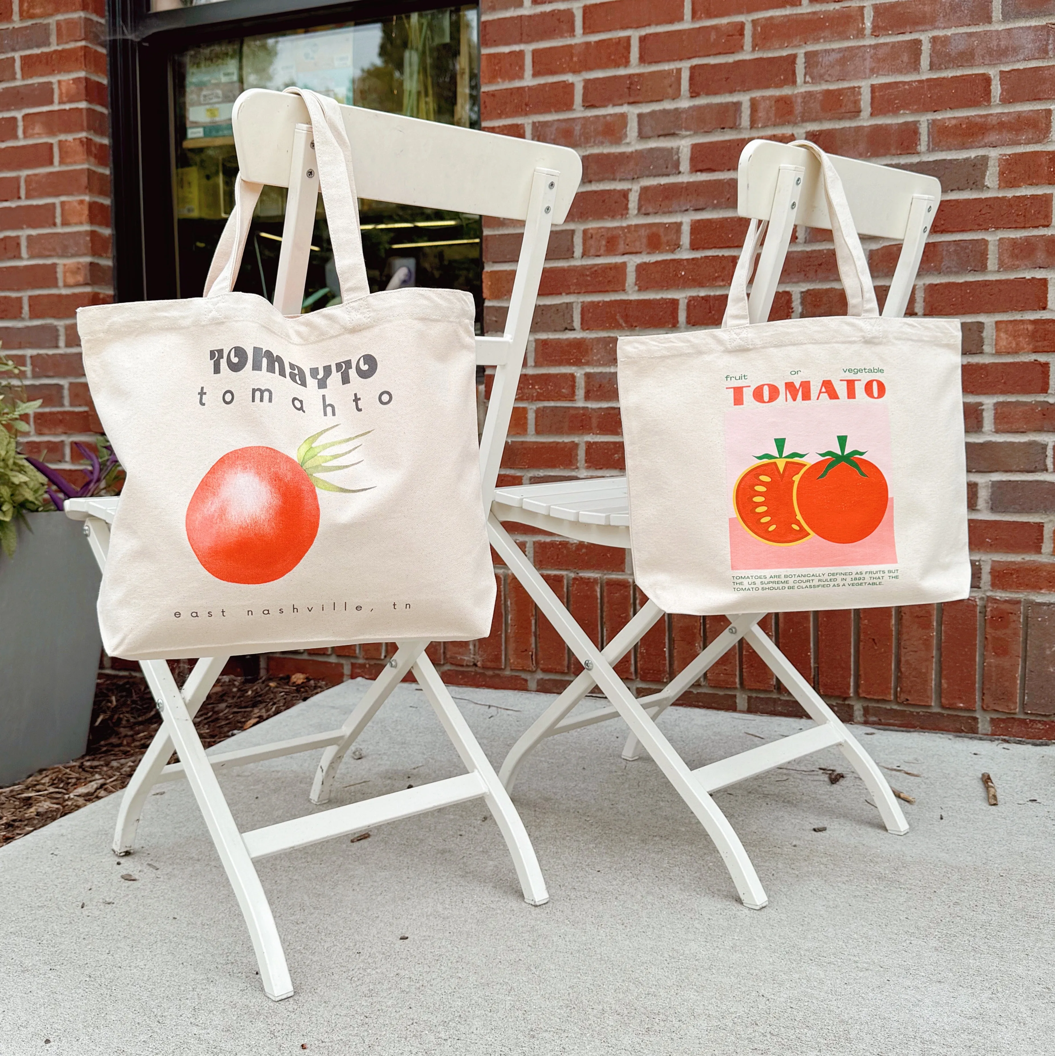 Tomato Tote Bags