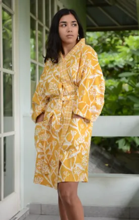 Turmeric Shorter Kimono Robe - SALE CLOTHING & KIDS