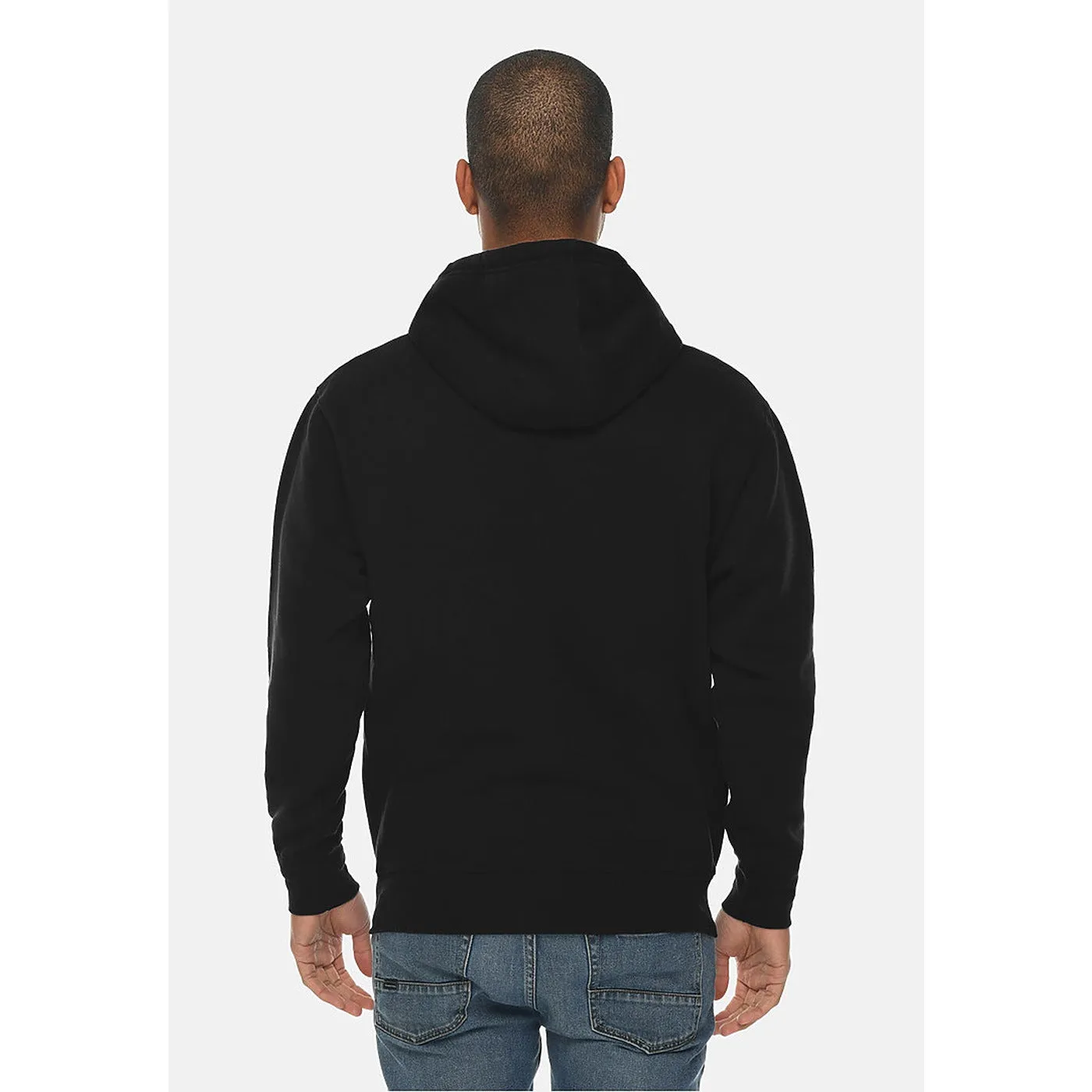 Unisex Black Zip Up hoodie