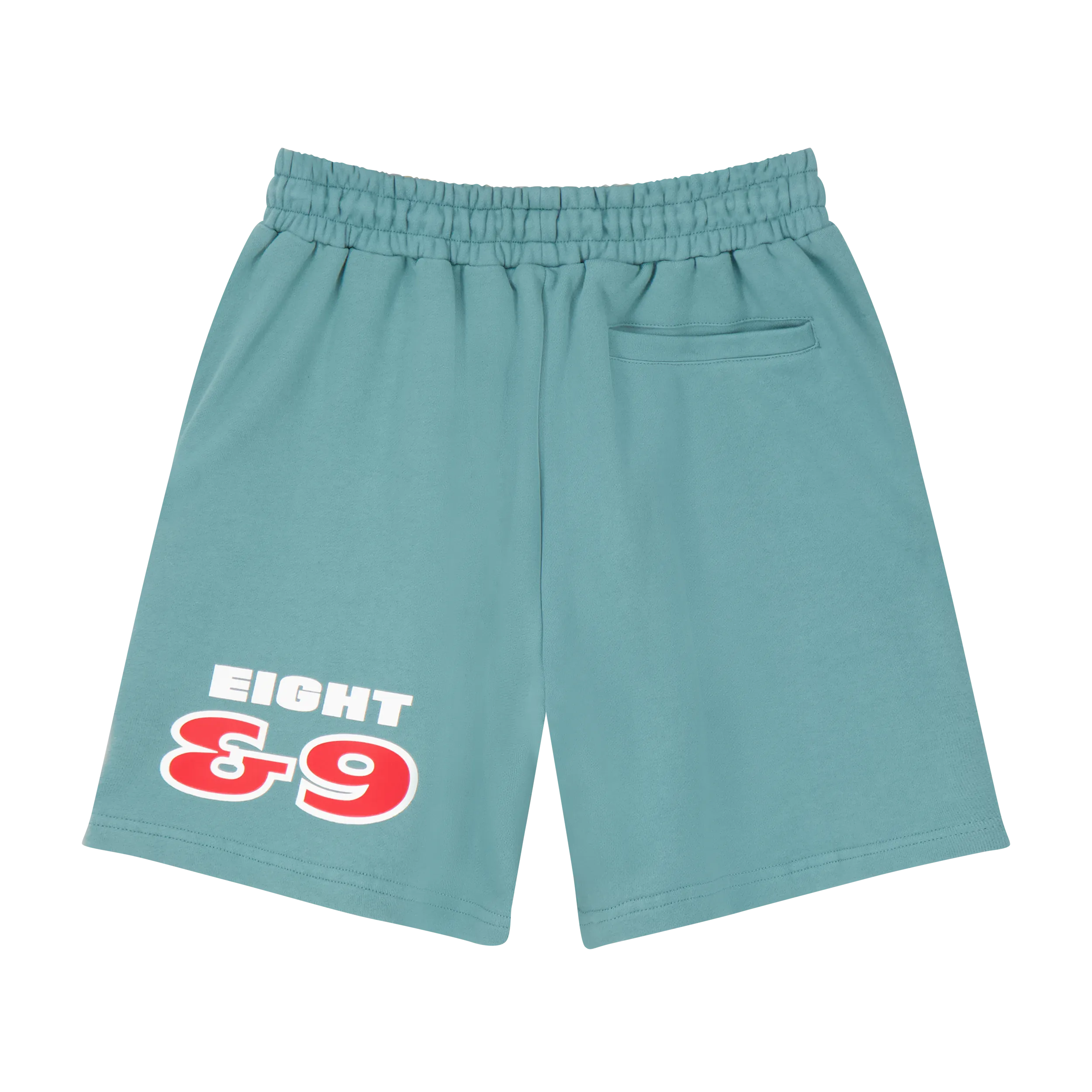 United French Terry Patched Out Shorts Blue