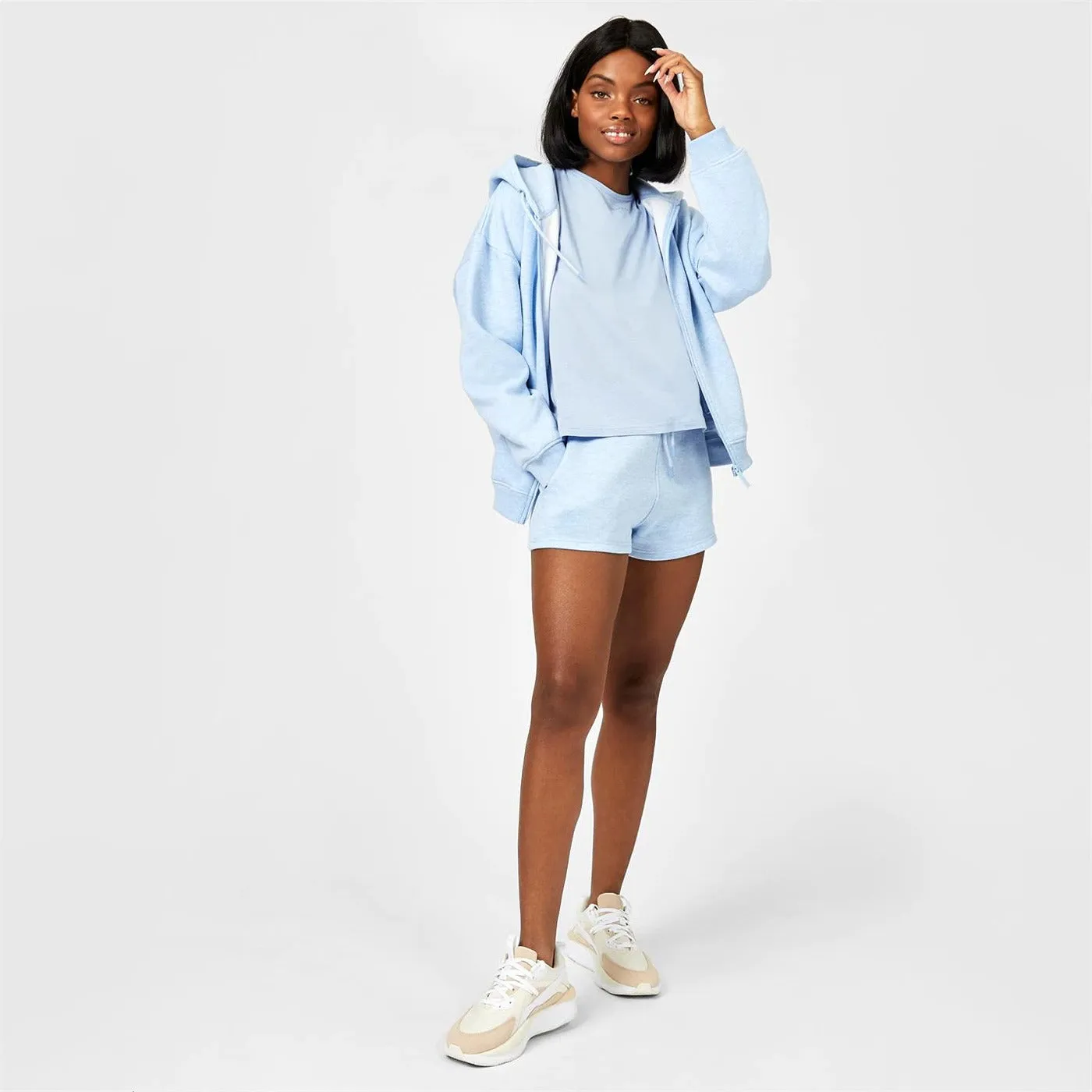 USAPRO Light Blue Zip Up Hoodie