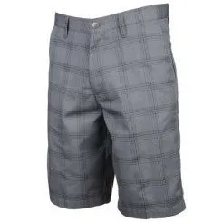 Volcom Shorts Frickin Plaid Chino - Charcoal Heather