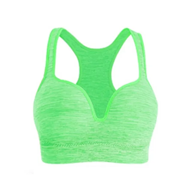 Women Seamless Padded Bra Racerback Sports Bras Workout Yoga Fitness Tank Top