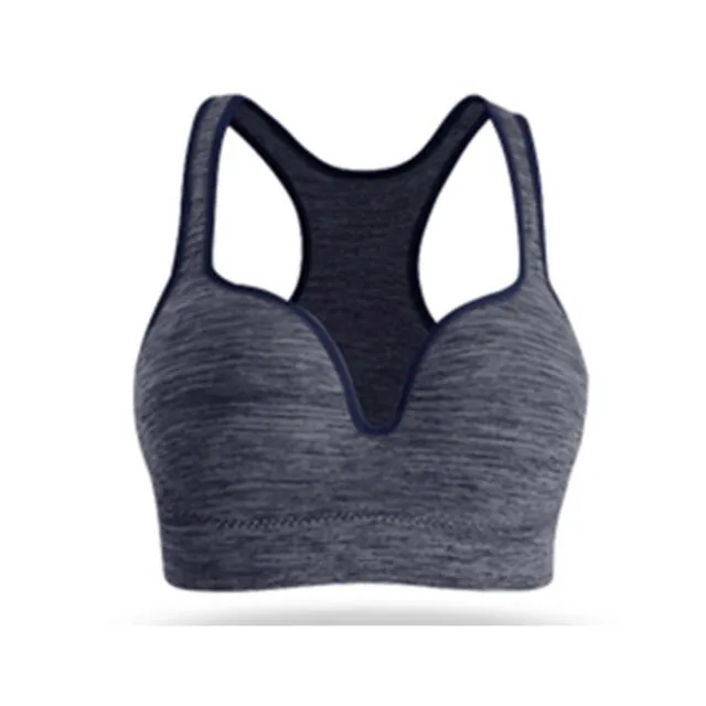 Women Seamless Padded Bra Racerback Sports Bras Workout Yoga Fitness Tank Top