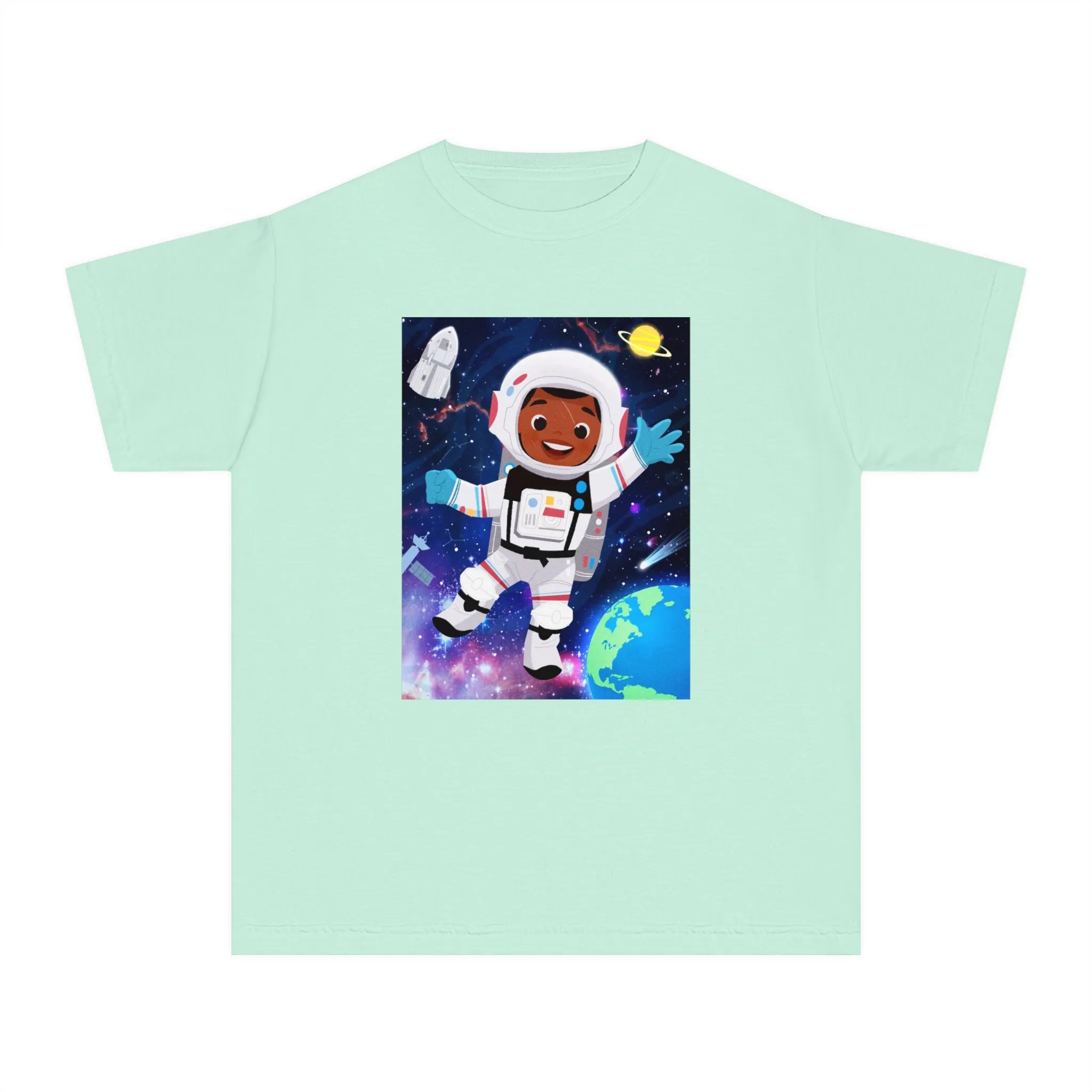 Youth - Future Astronaut T-Shirt (African American Boy / Black Boy)