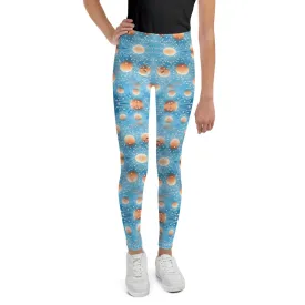 Youth Leggings Viral Daisies