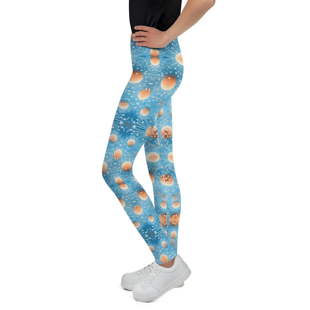 Youth Leggings Viral Daisies