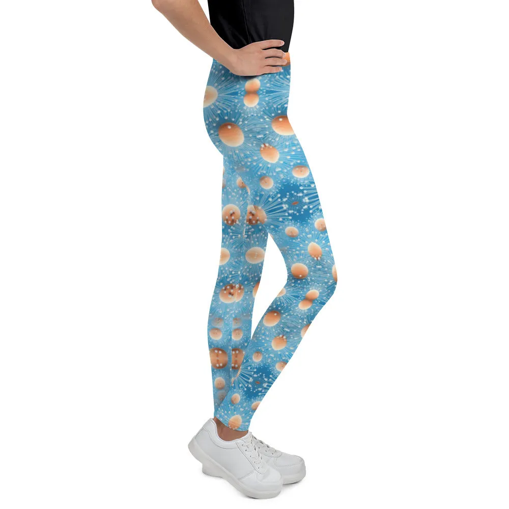 Youth Leggings Viral Daisies