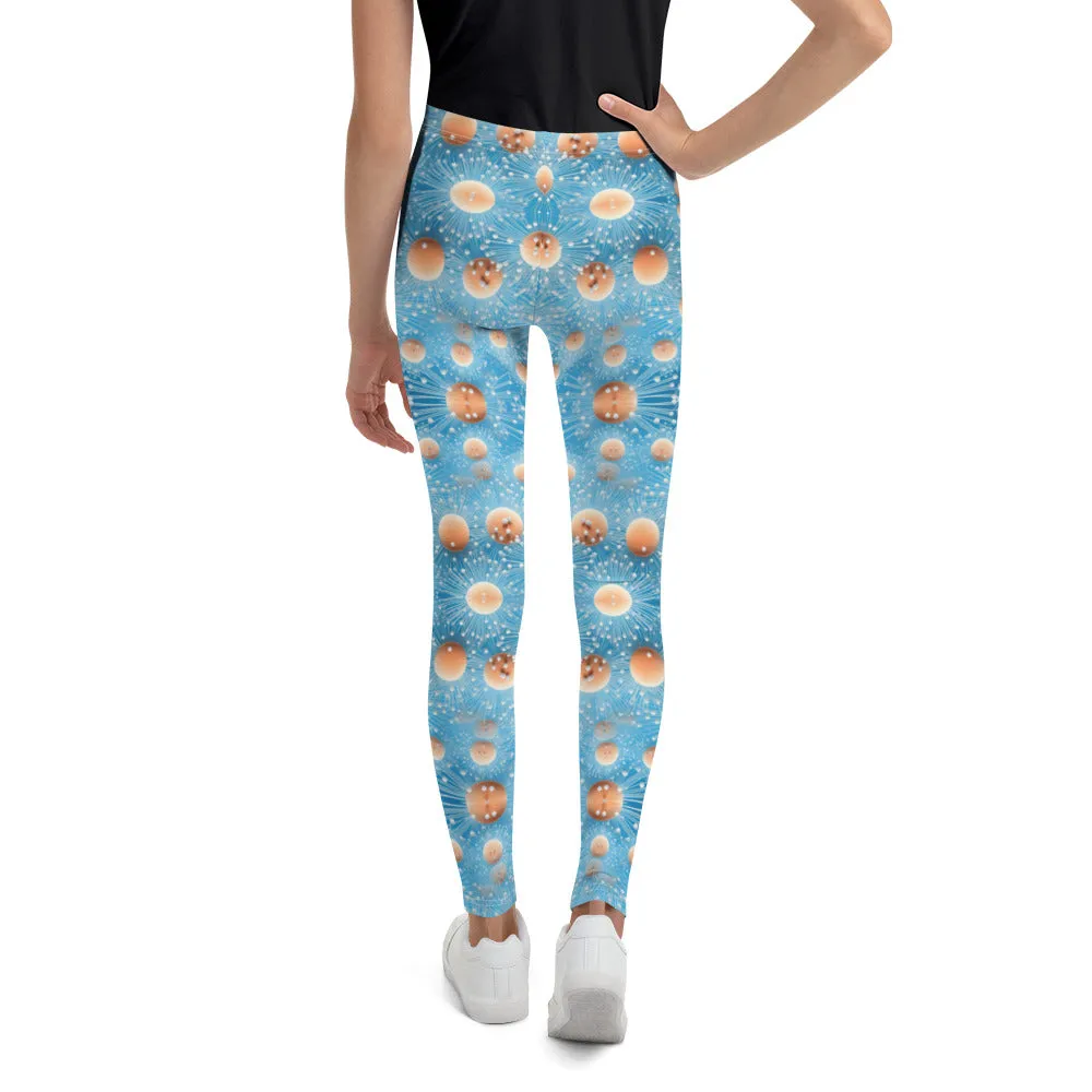 Youth Leggings Viral Daisies