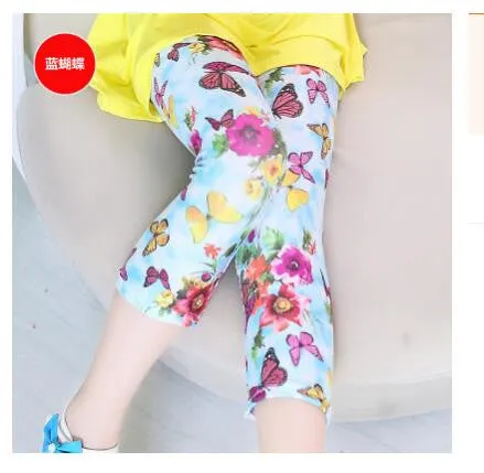 Ywstt Free shipping 2017 hot sale kids summer 7th fashion girls leggings  kids pants girl legging pants